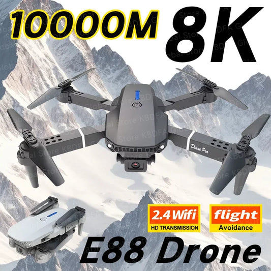 E88 Professional Wide Angle RC Drone with HD 4K Camera