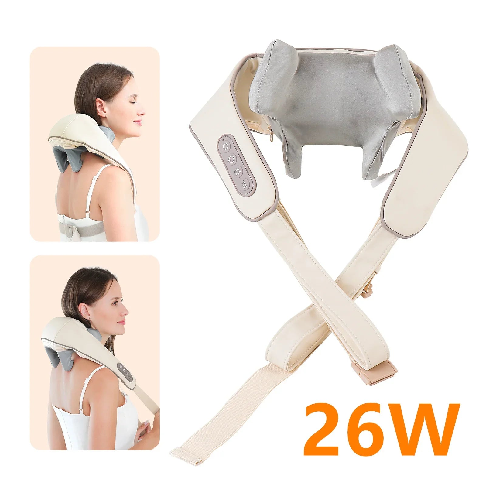 Foreverlily Neck And Shoulder Massager Wireless Shoulder Back Kneading