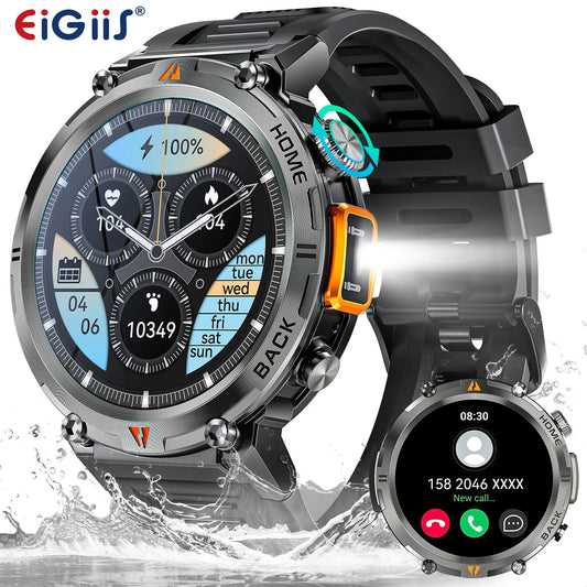 EIGIIS KE3 New Bluetooth Call smartwatch for men Full Touch Screen
