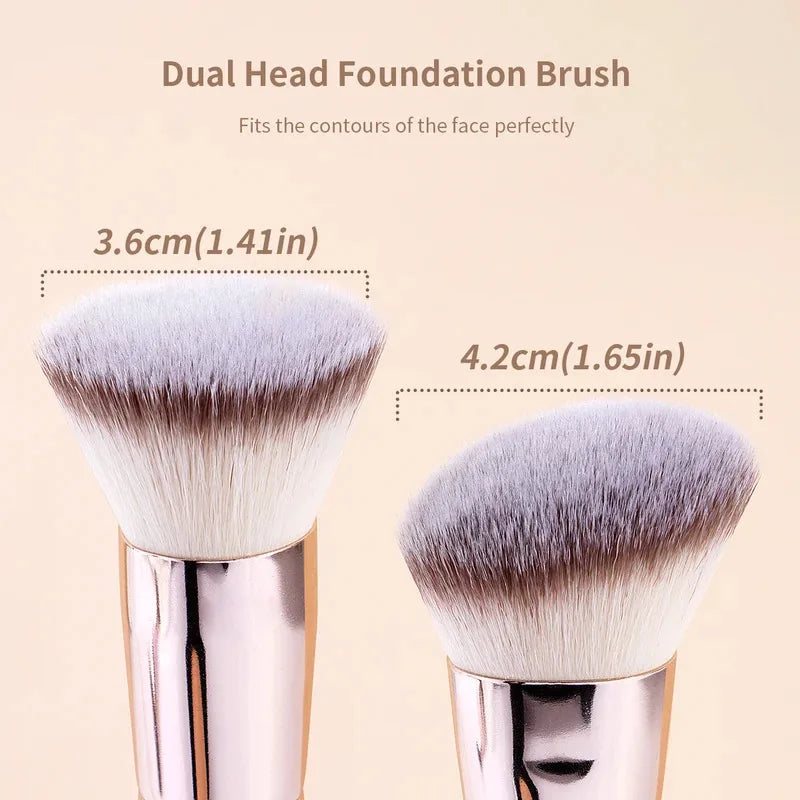 2PCS Foundation Makeup Brush Double-ended