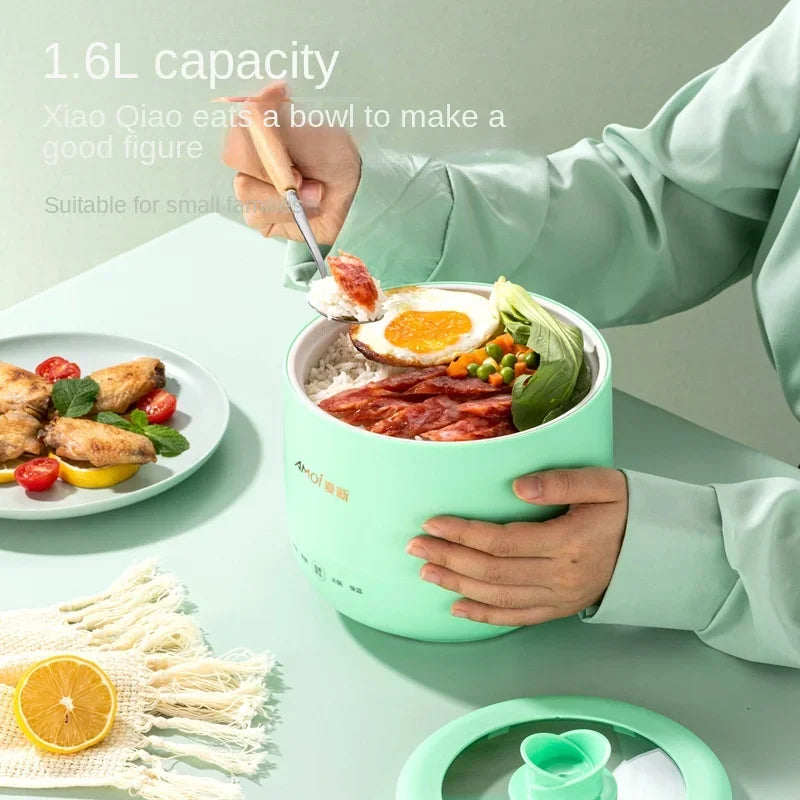 Mini rice cooker for 1-2 people, smart small multifunctional non