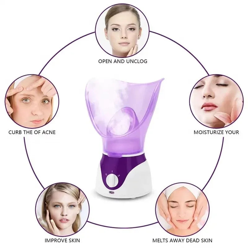 Nose Steam Inhaler Face Steamer Facial Heating Sprayer