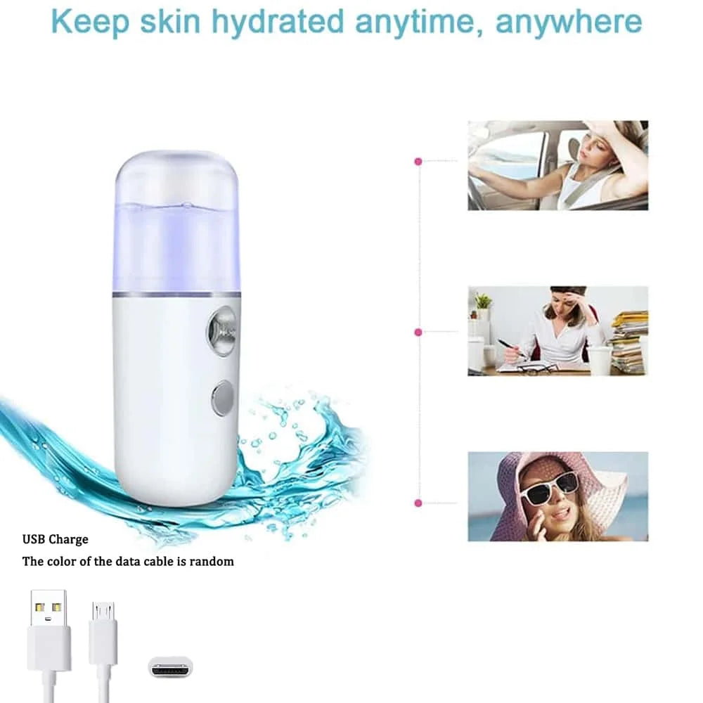 USB Facial Mist Sprayer Humidifier Facial Steamer
