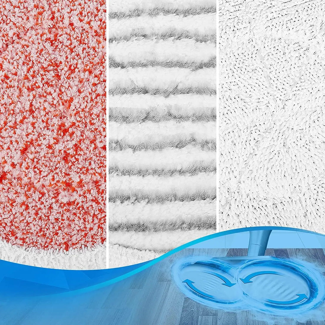 Steam Mop Pads Scrub All-in-One Cleaning Pads