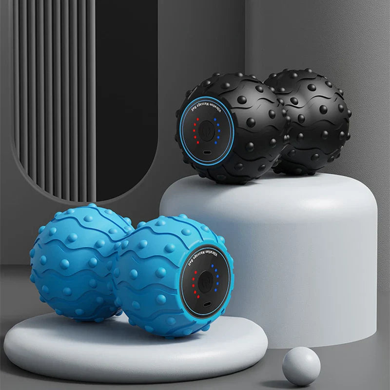 Rechargeable 5 Gears Vibrating Massage Ball Portable Peanut Massager
