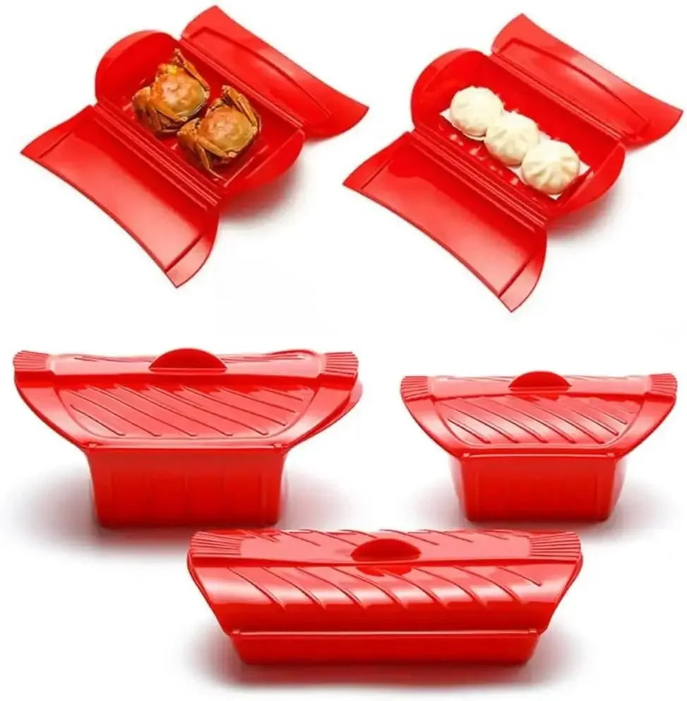 Food Grade Silicone Steamer Easy To Clean Steamed