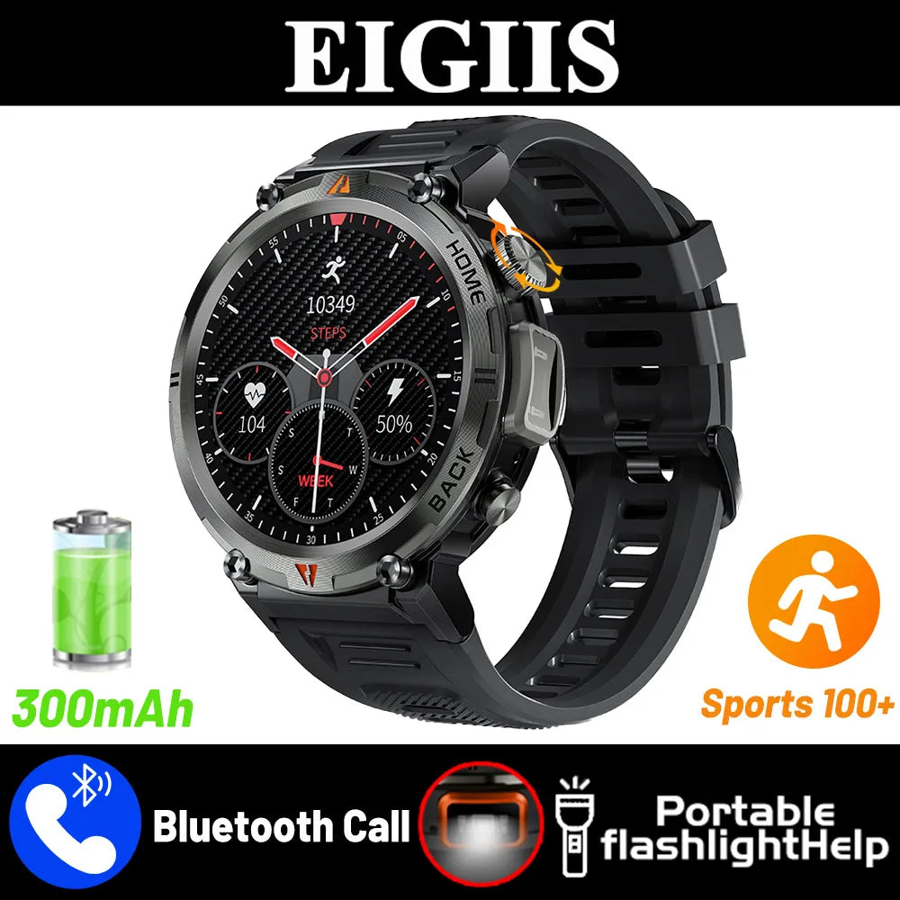 EIGIIS KE3 New Bluetooth Call smartwatch for men Full Touch Screen