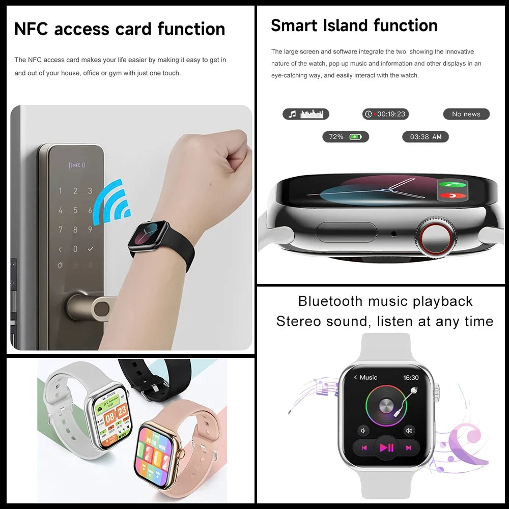 For Apple Watch series smartwatch 1.83-inch screen GPS positioning health