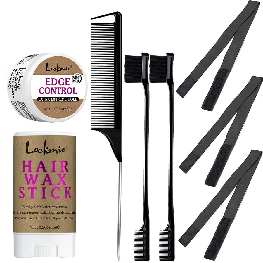 LOCKMIO Women Hairstyle Kit Hair Wax Stick Edge Control Gel Hair