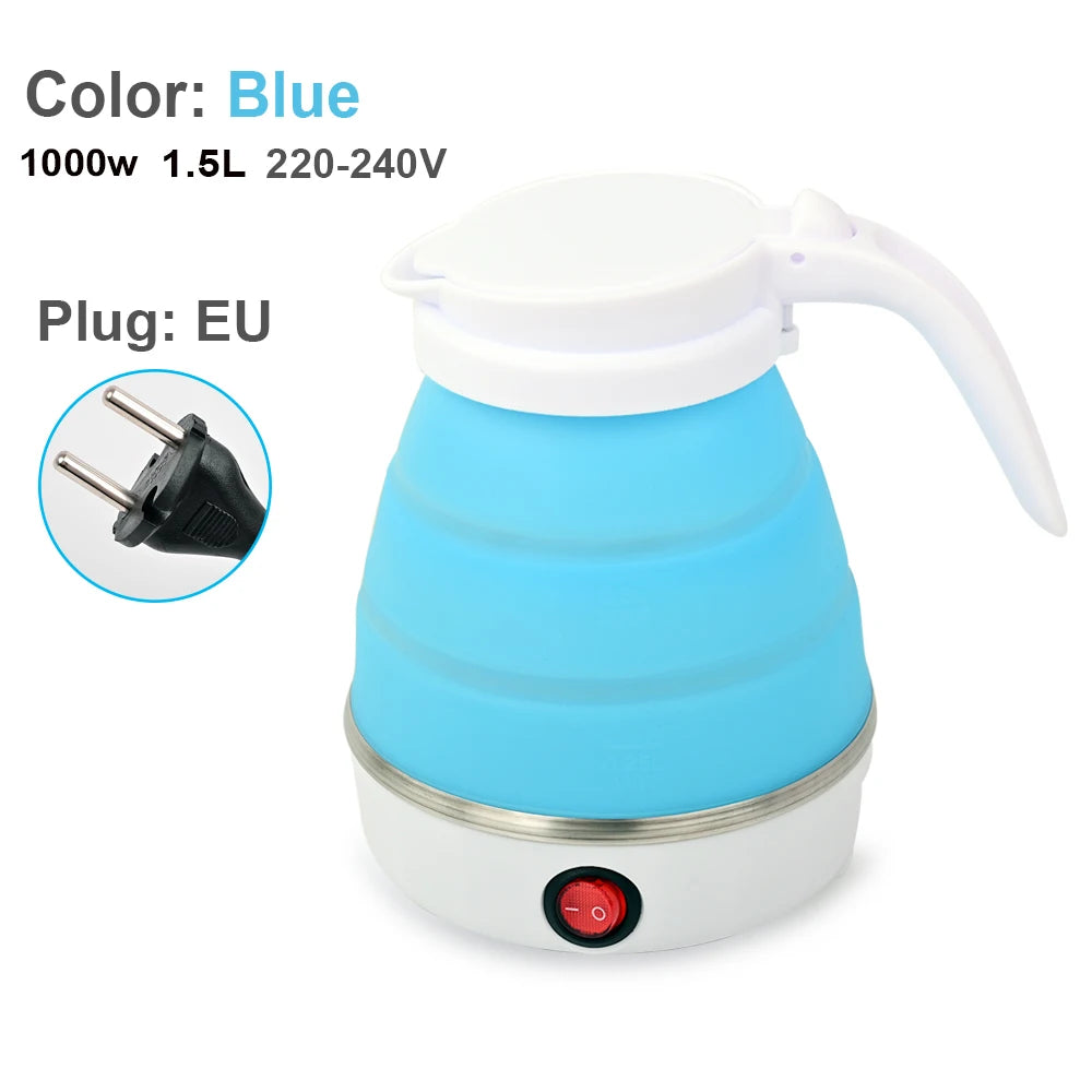 1.5L folding traveling water bottle electric kettle portable