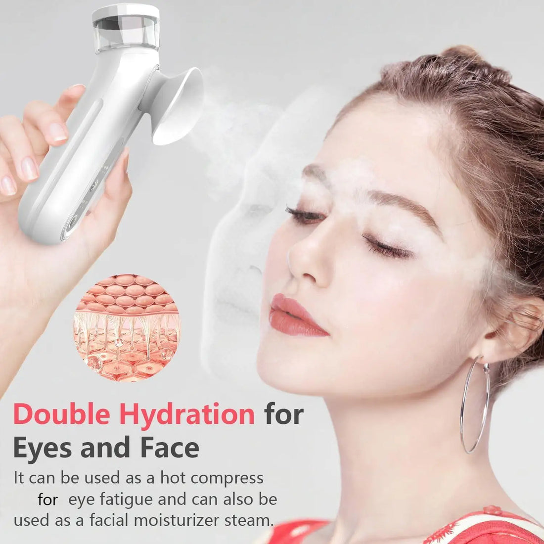Eye Steam Device Eye Mister for Dry Eye Heated Care