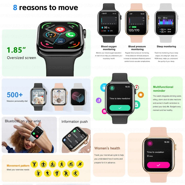 For Apple Watch series smartwatch 1.83-inch screen GPS positioning health