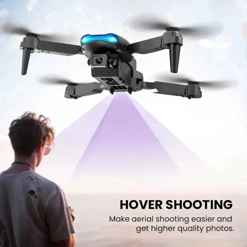 E99 Pro Drone Quadcopter Remote Control Handle Four Axis Aircraft HD 4K