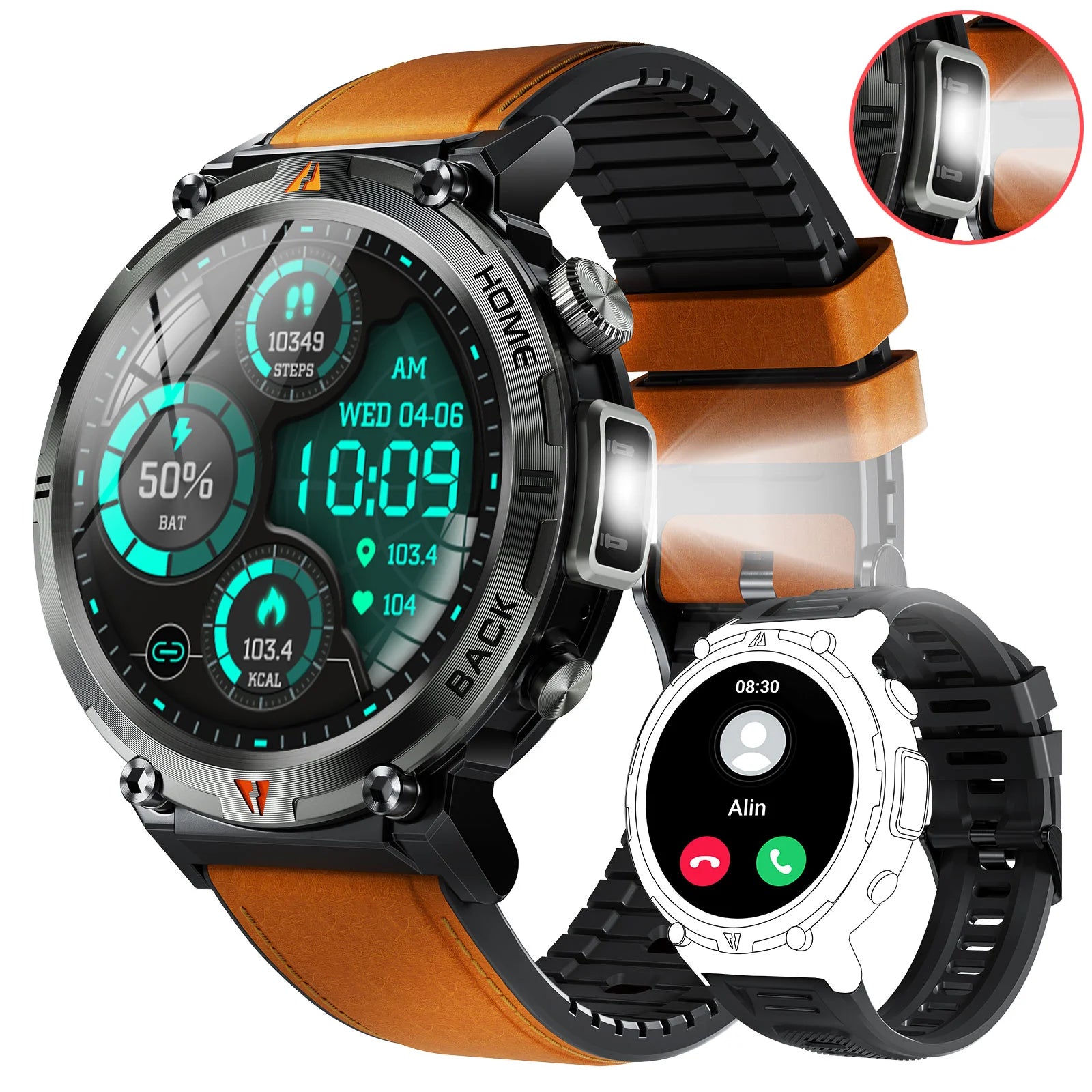 EIGIIS KE3 New Bluetooth Call smartwatch for men Full Touch Screen