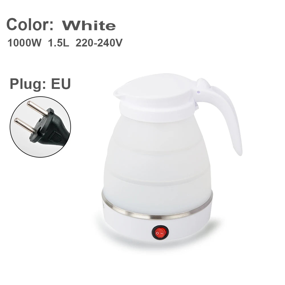 1.5L folding traveling water bottle electric kettle portable