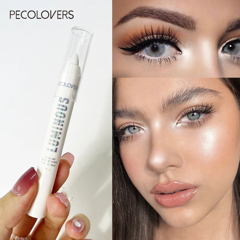 Brightening Lying Silkworm Highlighter Pen Long lasting Waterproof Smooth