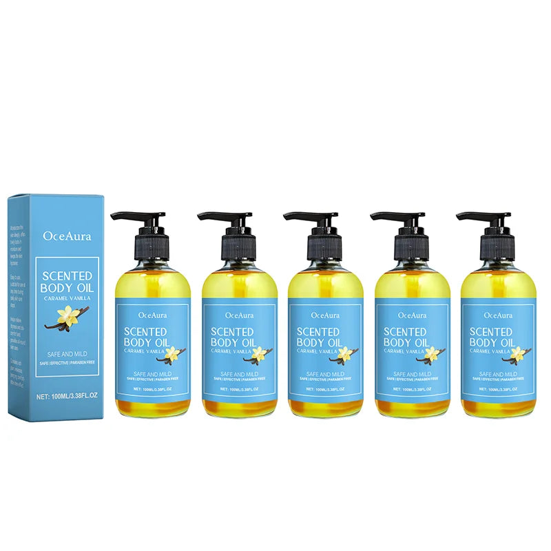 Magic Luxury Caramel Vanilla Body Massage Oil For Body Massage