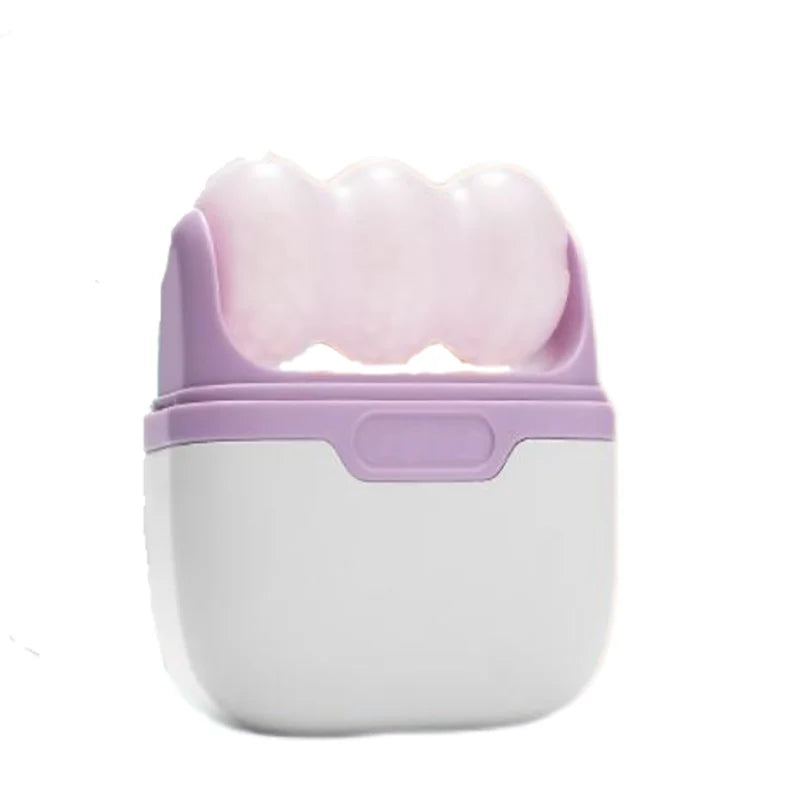 Double-headed facial ice roller, used for facial and head massage