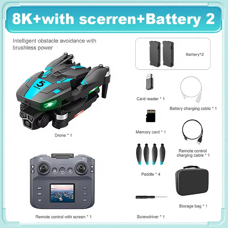 For XiaoMi M5S Screen Controlled Drone 8K Professional Camera