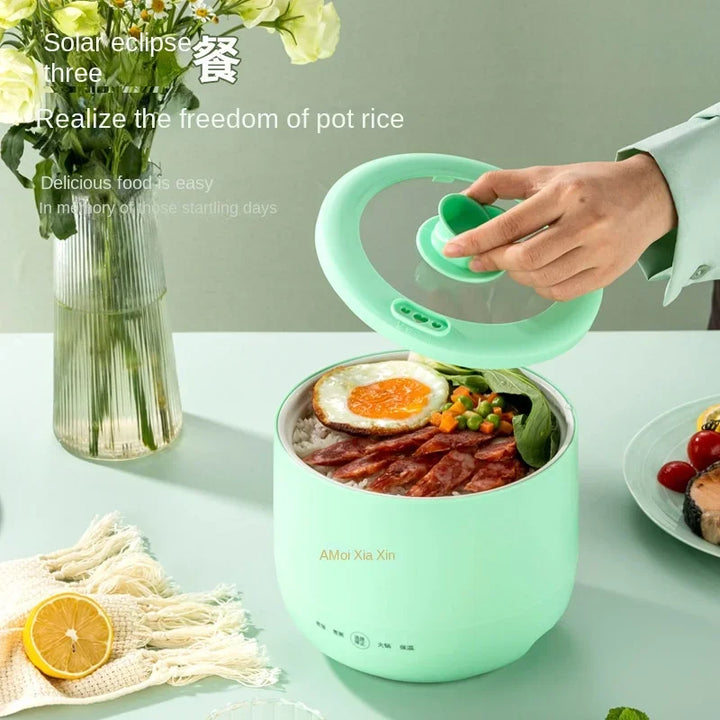 Mini rice cooker for 1-2 people, smart small multifunctional non