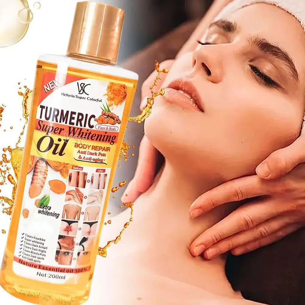Turmeric Essential Oil Facial Body Massage oil Moisturizing