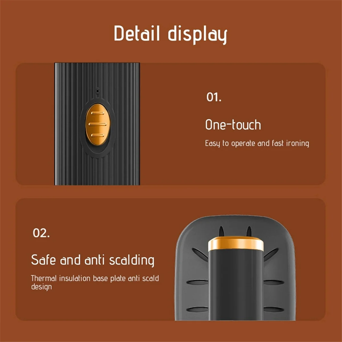 Portable Travel Steamer for Clothes Mini Steam Iron