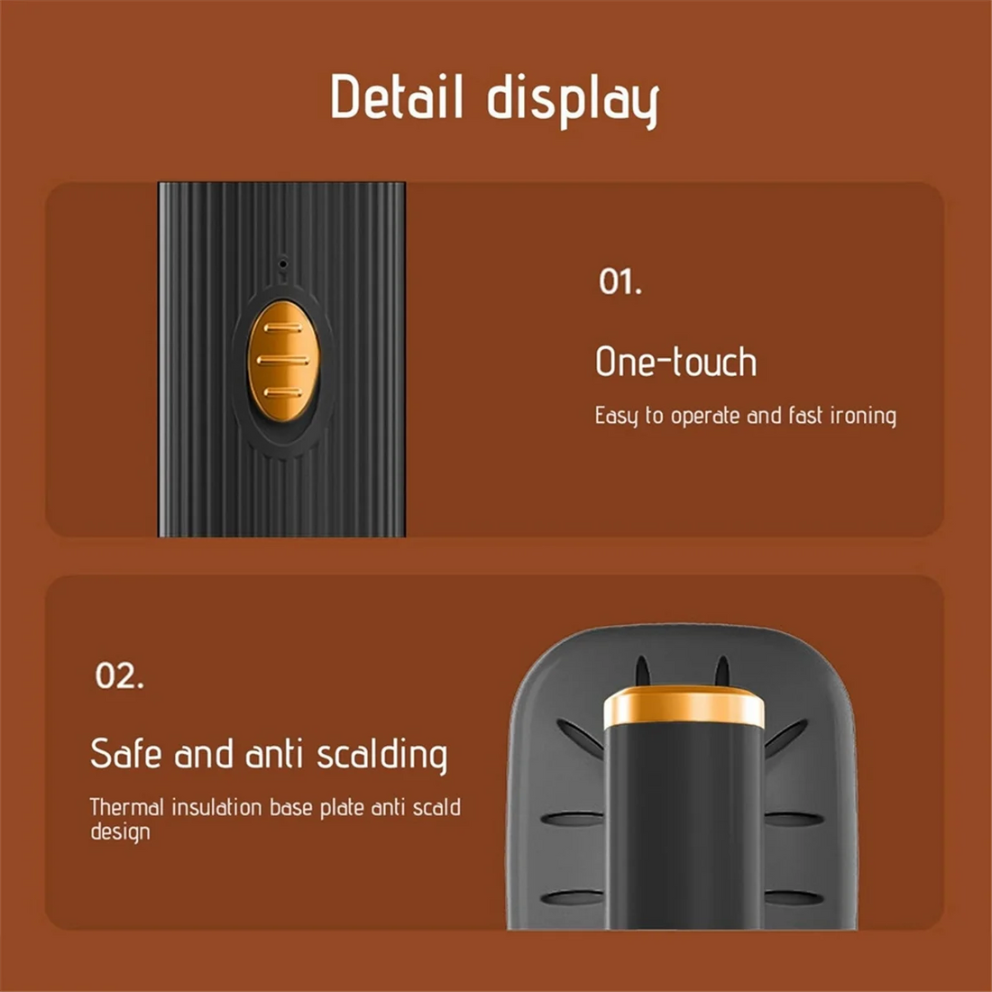 Portable Travel Steamer for Clothes Mini Steam Iron