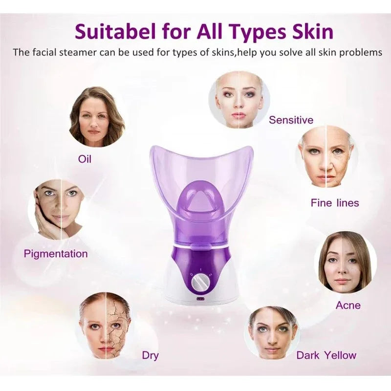 Facial Heating Sprayer Pore Cleaner Facial Steamer
