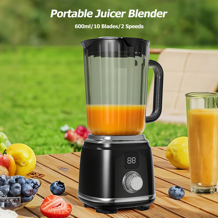 Portable Juicer Blender 600ml Electric Fruit Juicer USB Charging