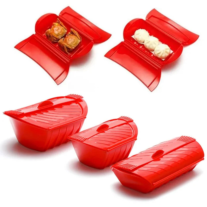 Food Grade Silicone Steamer Easy To Clean Steamed