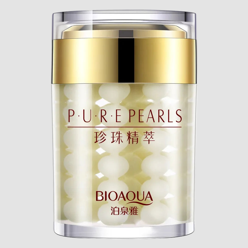 2pcs BIOAQUA Pure Pearl Face Cream Moisturizing