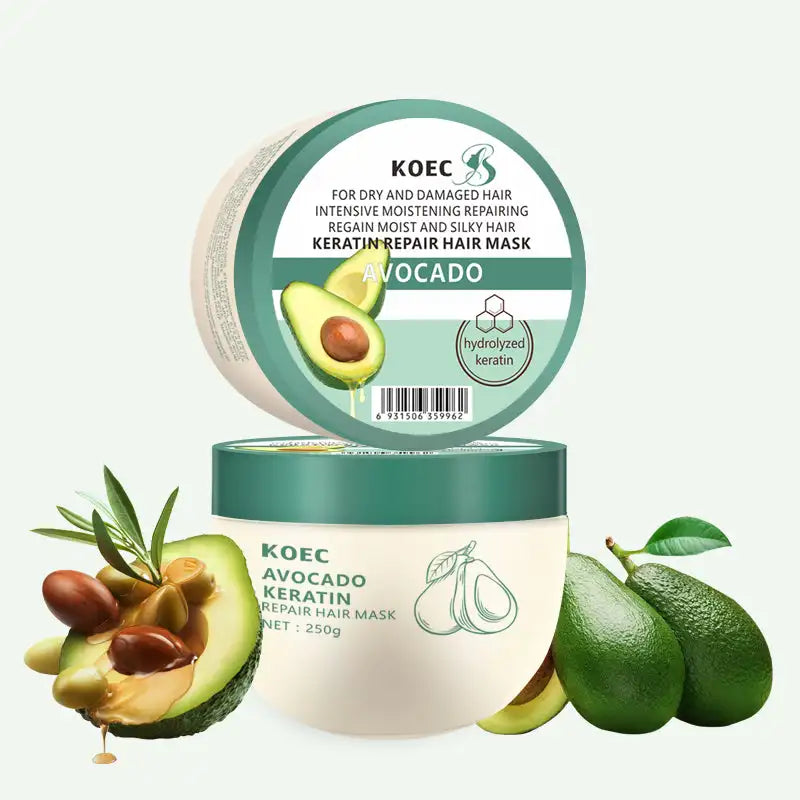250g KOEC Avocado Repairing Hair Mask Moisturizing Nourishing