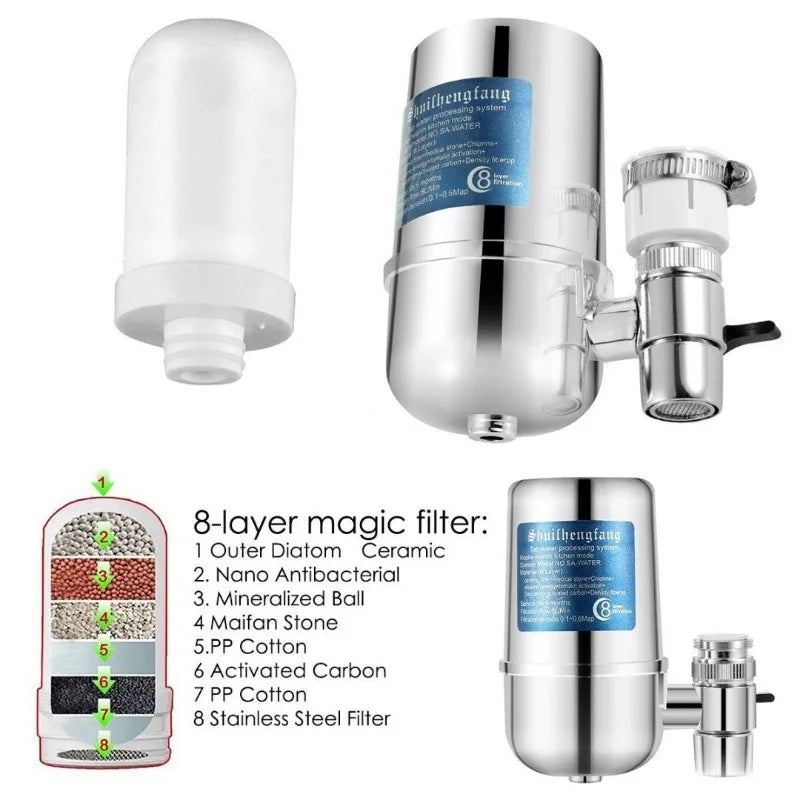Electroplating household water purifier kitchen purifier faucet filter