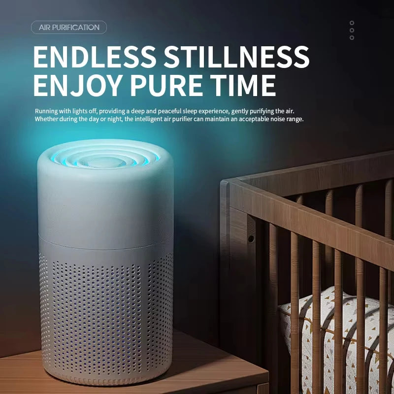 New Portable USB Air Purifier Blue Anion Quickly Purifies the Environment